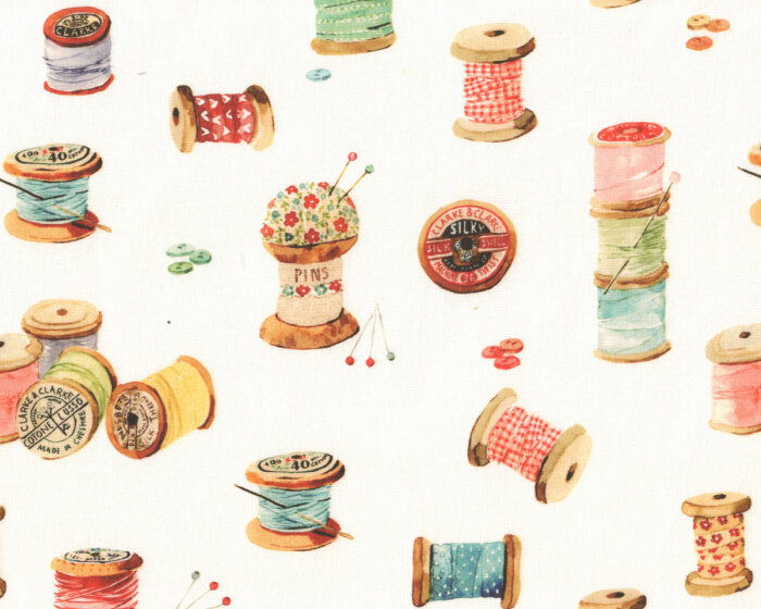 Dekostoff VILLAGE LIFE, Garnrollen, Clarke & Clarke