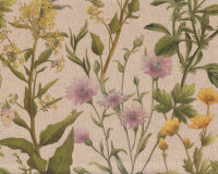 Dekostoff COUNTRY GARDEN, Butterblumen, Clarke & Clarke