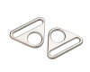 Triangle-Ringe mit Steg, silber, Prym 40 mm