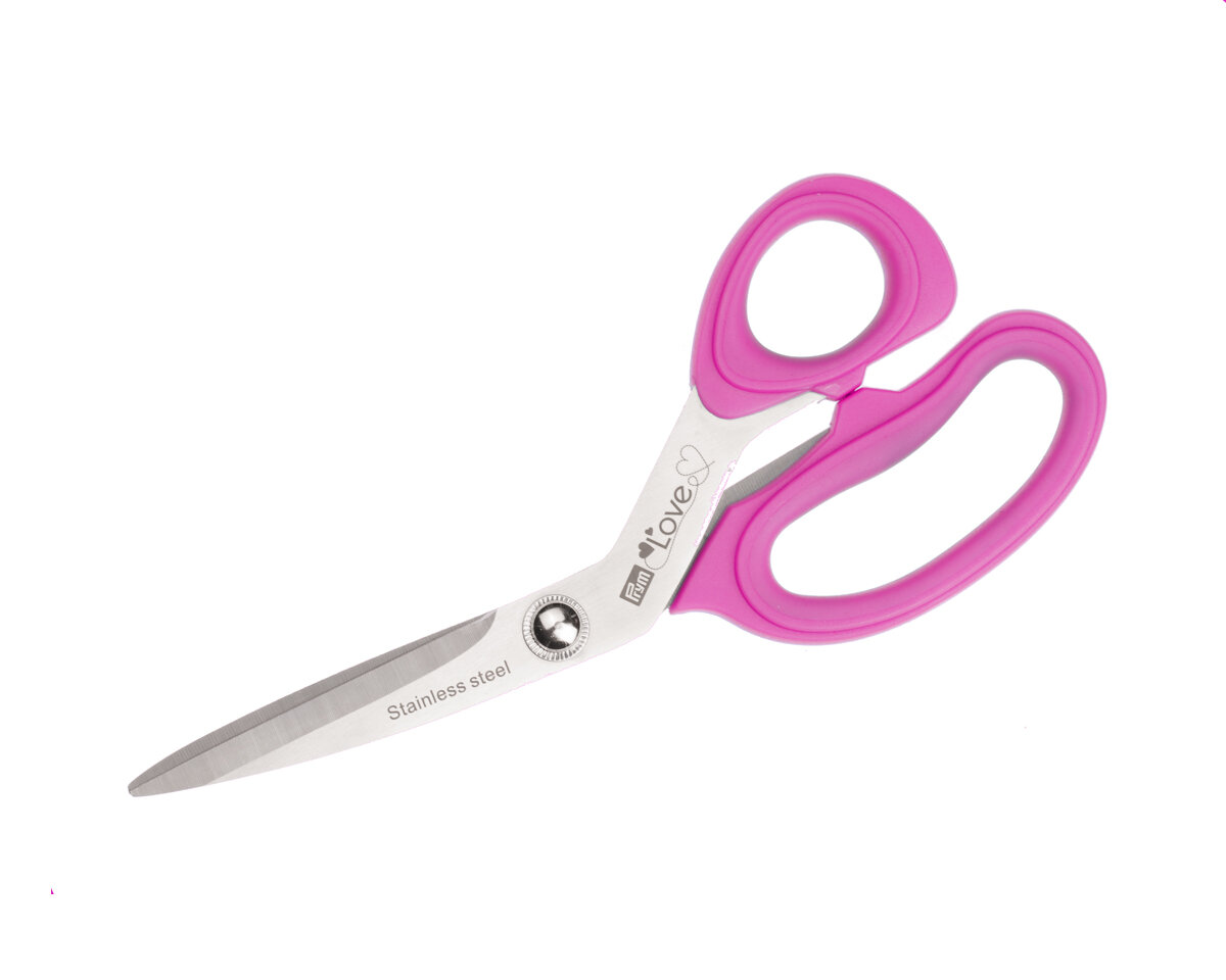 Forbici Professionali Prym X-ACT Con Micro Seghettatura – 25 Cm, Impugnatura Morbida E Chiusura, Colore Purple