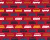 Baumwolljersey OMNIBUS, rot