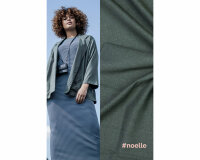 Viskose-Webstoff BAMBUS, Organic fabrics, graugrün meliert, Fibre Mood