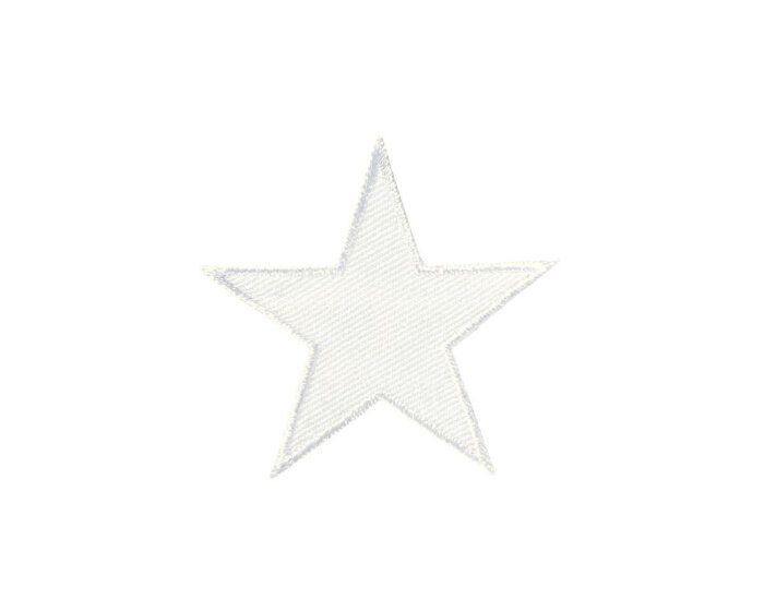 Applikation STERNE, weiß, 2 Stück, Prym