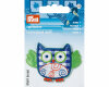 Applikation EULE, blau, Prym