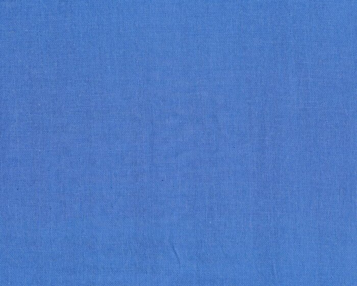 45 cm Reststück Bio-Baumwollstoff DOPPEL-MULL, mittelblau, C. Pauli