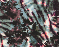 Sweatstoff MARISKA, Schattenblüten,...
