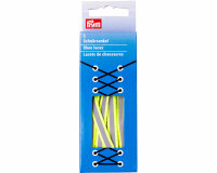 Schnürsenkel Reflex, neongelb-silber, Prym 120 cm