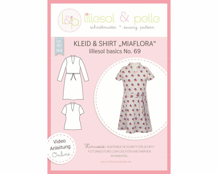 Kinder-Schnittmuster Kleid MIAFLORA, lillesol basics No.69
