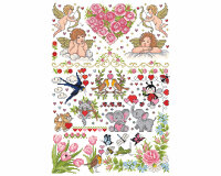 Stickvorlage: Alles Liebe, Lindners Kreuzstiche