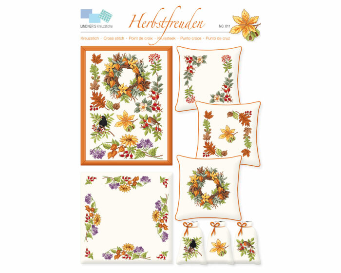 Stickvorlage: Herbstfreuden, Lindners Kreuzstiche