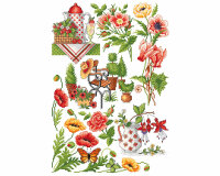 Stickvorlage: Sommerzeit, Lindners Kreuzstiche
