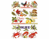 Stickvorlage: Küchenflair, Lindners Kreuzstiche