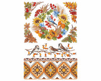 Stickvorlage: Herbstzauber, Lindners Kreuzstiche