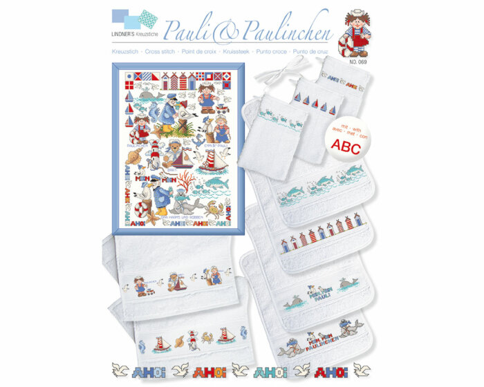 Stickvorlage: Pauli & Paulinchen, Lindners Kreuzstiche