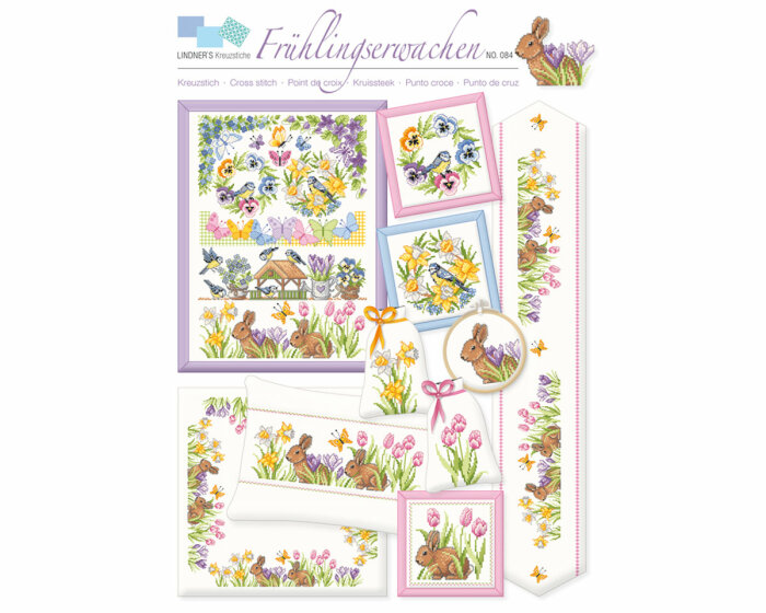 Stickvorlage: Frühlingserwachen, Lindners Kreuzstiche