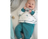 Sweatstoff MINI FOREST MOON, Mond und Sterne, anthrazit
