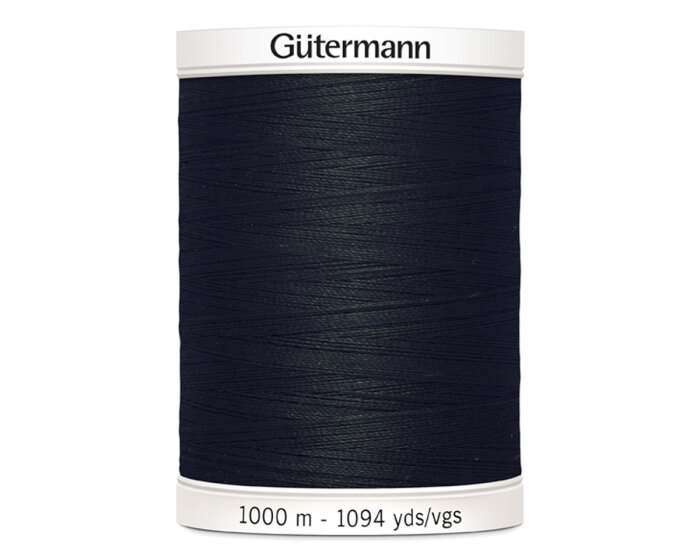 Nähfaden Allesnäher, 250 m, weiß und schwarz, Gütermann schwarz