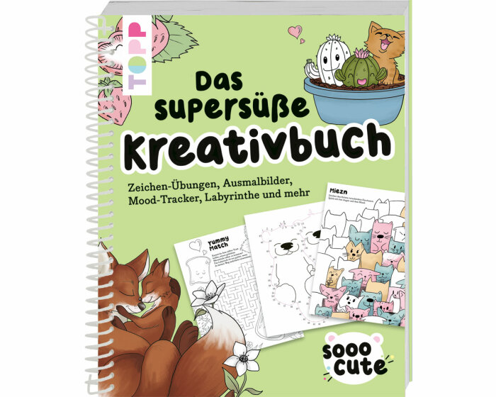 Zeichenbuch: Das zuckersüße Kreativbuch, Topp