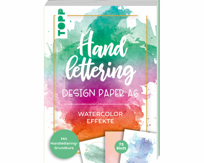 Papierblock: Handlettering, Design Paper A6, TOPP