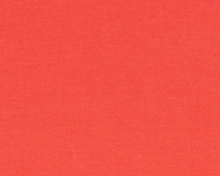 Bio-Bambusjersey FRENCH TERRY, einfarbig, korallenrot
