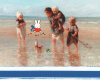 50-cm-Panel Baumwolljersey MIFFY®, Kinder am Strand, blau