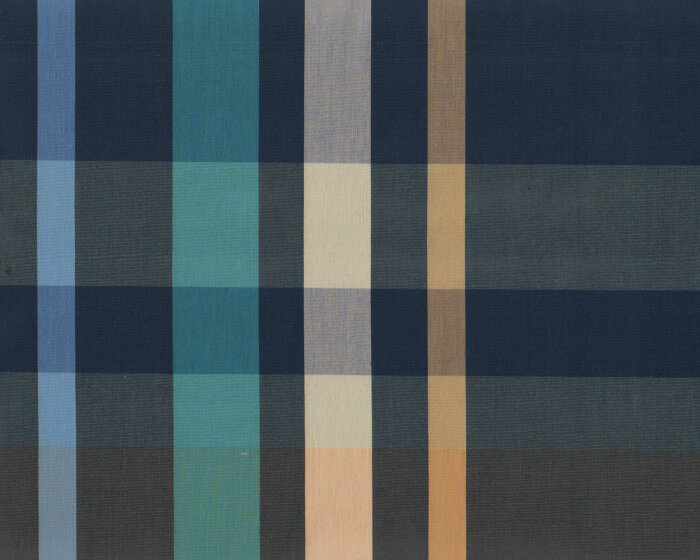 Baumwollstretch-Popeline CHECK, Block-Karos, dunkelblau