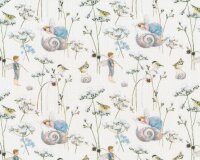 30 cm Reststück Baumwollstoff ELFENTRÄUME,...