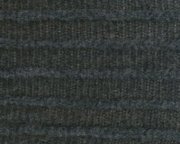 50 cm Reststück Fülliger italienischer Woll-Strickstoff mit Querrippen JARIS, dunkelgrau-anthrazit