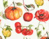 Canvas-Dekostoff CITROUILLE, Kürbis und Mohn