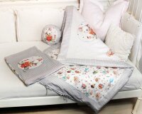 2,75 m-Panel Baumwollstoff für Kinderbettwäsche SPRING JOY, Maus Matt, Birgit Boley