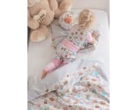 2,75 m-Panel Baumwollstoff für Kinderbettwäsche SPRING JOY, Maus Matt, Birgit Boley