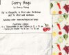 95-cm-Einkaufsbeutel-Panel Baumwollstoff CARRY BAGS, Cherry Picking