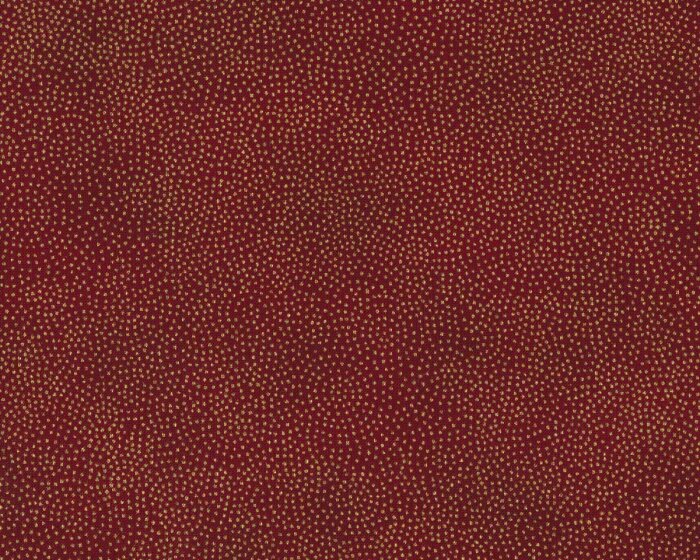 Metallic-Patchworkstoff MAGIC CHRISTMAS, Pünktchen, dunkelrot-gold metallic