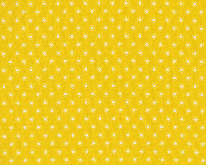 Patchworkstoff COLOUR FUN, Blümchen, gelb
