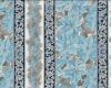 Metallic-Patchworkstoff HOLIDAY FLOURISH, Bordüre-Streifen, hellblau-silber, Robert Kaufman