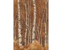 Metallic-Patchworkstoff WILDWOOD GRACE, Birken, goldbraun-gold, Robert Kaufman