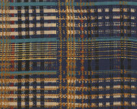 Viskosestoff USTICA, Karo-Print, pflaume, burda style