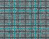 Wolljacquardstoff KARO, Glencheck, türkis, Toptex
