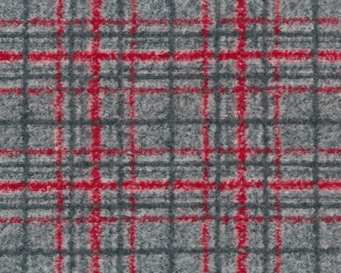 Wolljacquardstoff KARO, Glencheck, rot, Toptex