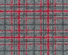 Wolljacquardstoff KARO, Glencheck, rot, Toptex