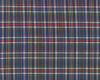 Baumwollstoff WINDSOR, Schottenkaro, jeansblau, Toptex