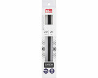 5 Carbon-Stricknadeln ERGONOMICS, verschiedene Stärken, Prym 3 mm 15 cm