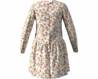 Zwischenmass Schnittmuster RETROKLEID MIT LANGEN ÄRMELN 168 K (Kleiner Umfang)