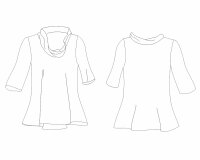 Zwischenmass Schnittmuster KAFTAN MIT ÄRMELN 168 M (Mittlerer Umfang)