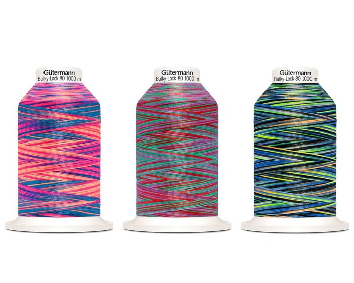Bauschgarn BULKY-LOCK 80, multicolor, Gütermann