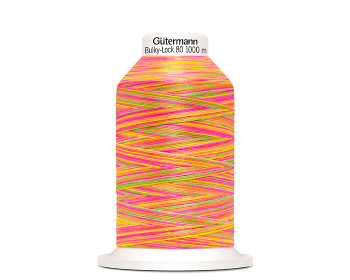 Bauschgarn BULKY-LOCK 80, multicolor, Gütermann 9878