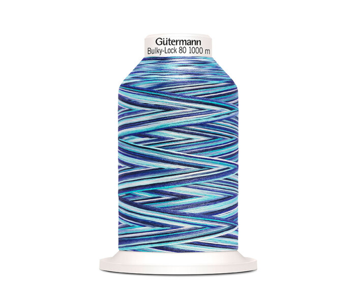 Bauschgarn BULKY-LOCK 80, multicolor, Gütermann 9957