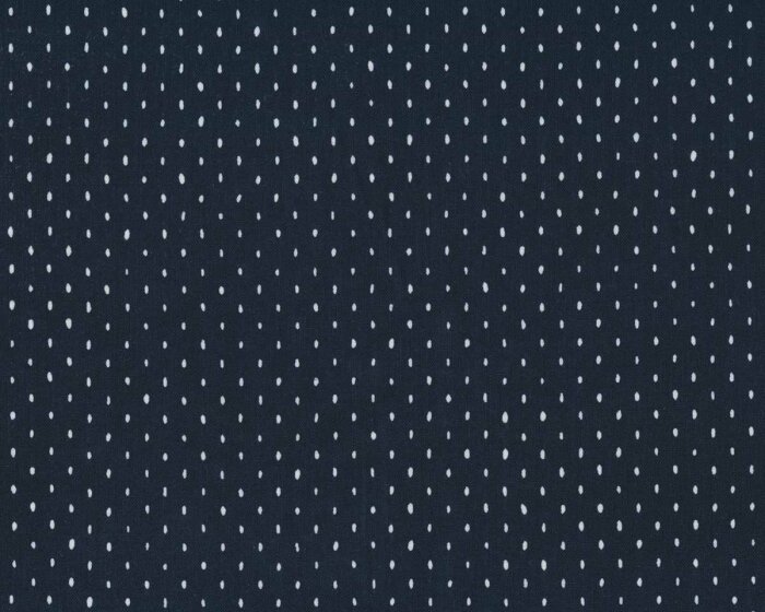 Patchworkstoff STITCH AND REPEAT, Punkte, nachtblau, Cotton + Steel