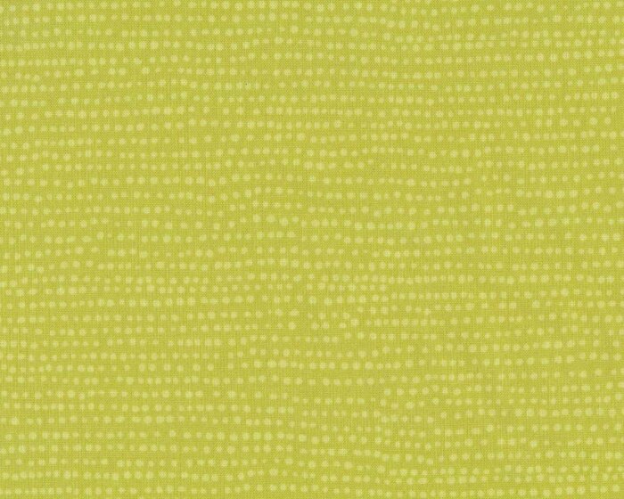 Patchworkstoff MOONSCAPE, Pünktchen, limette, Dear Stella