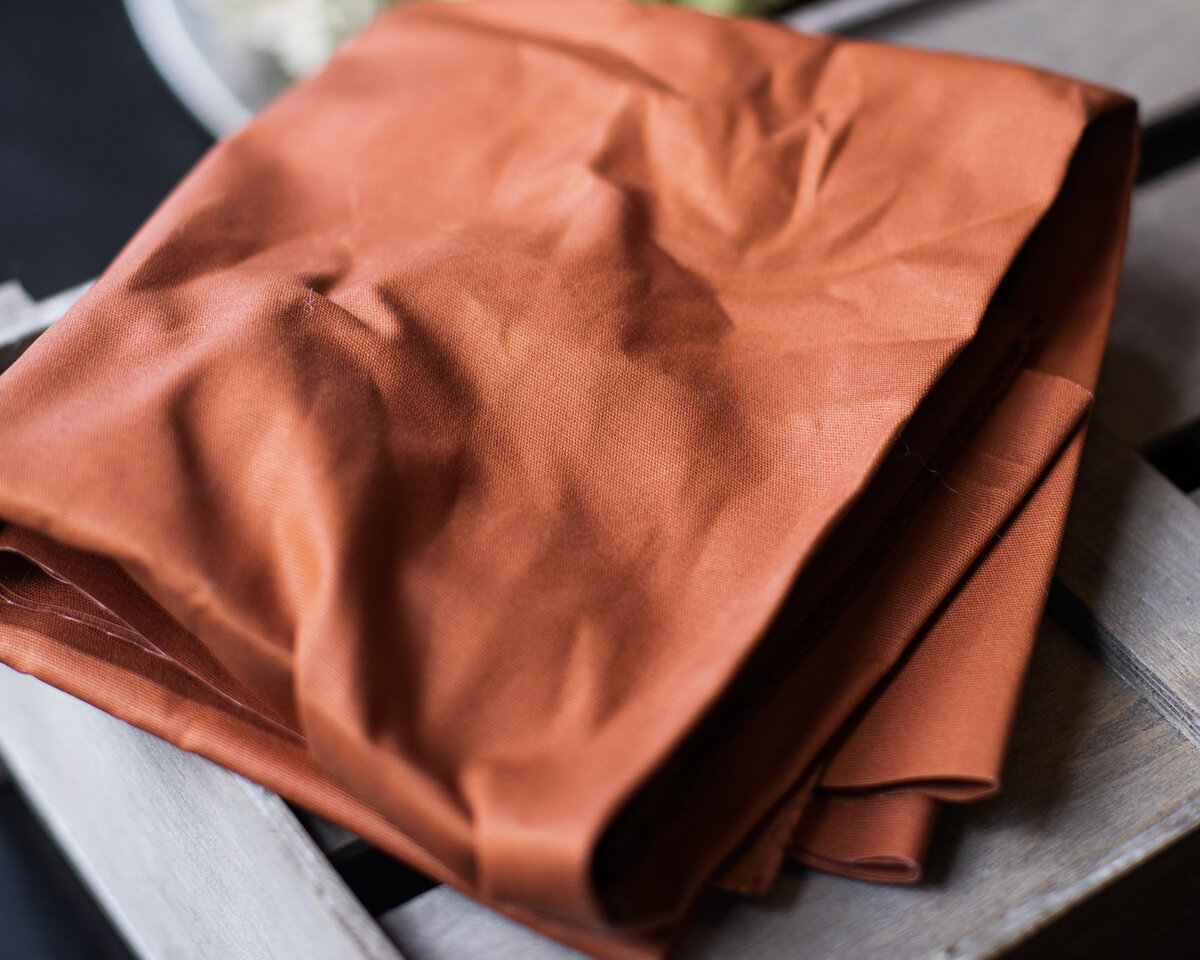 OilskinCanvasStoff DRY WAXED, rostbraun, Mind the Maker, 42,99